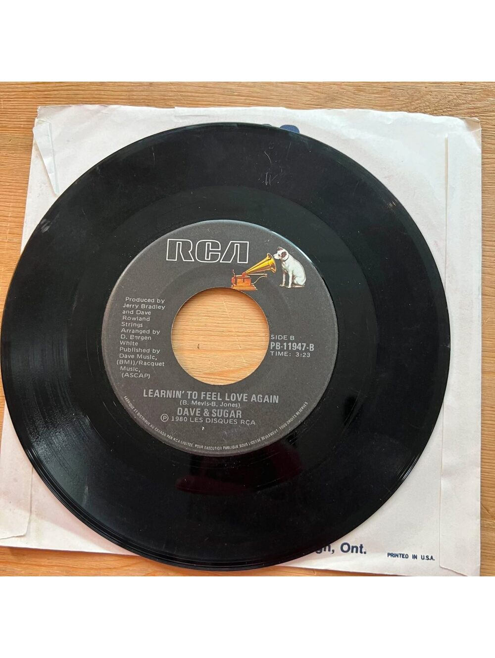 Dave & Sugar - Learnin' to Feel Love Again 45rpm VG+ R90